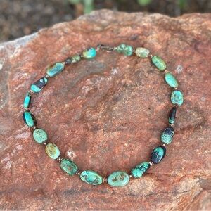 Elegant Turquoise Beaded Necklace